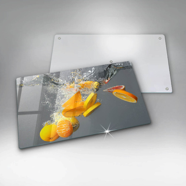 Cubre vitrocerámica limones en agua