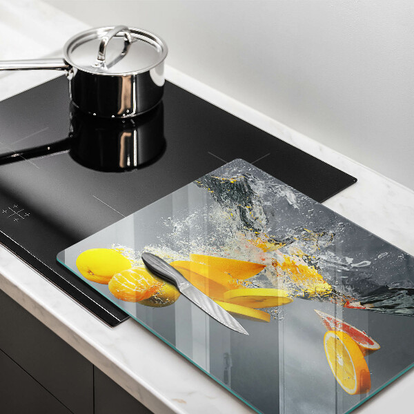 Cubre vitrocerámica limones en agua