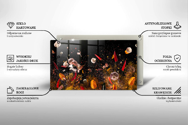 Cubre vitrocerámica especias picantes