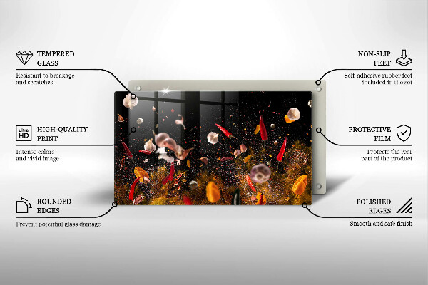 Cubre vitrocerámica especias picantes