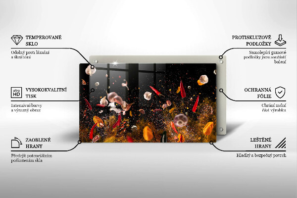 Cubre vitrocerámica especias picantes