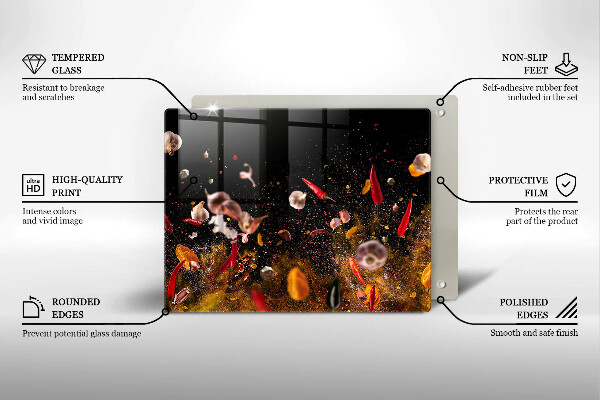 Cubre vitrocerámica especias picantes