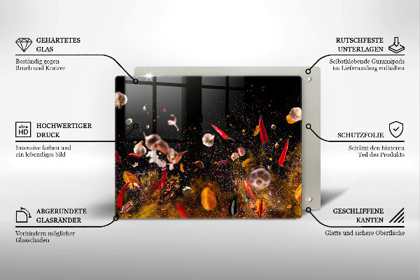 Cubre vitrocerámica especias picantes