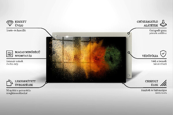 Cubre vitrocerámica Especias coloridas