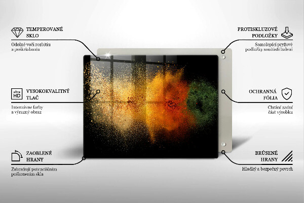 Cubre vitrocerámica Especias coloridas