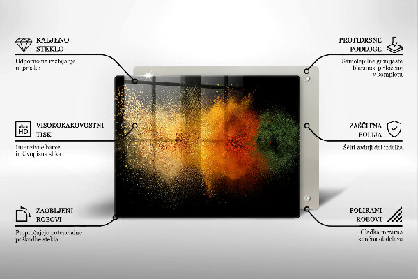 Cubre vitrocerámica Especias coloridas