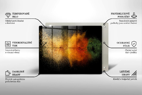 Cubre vitrocerámica Especias coloridas