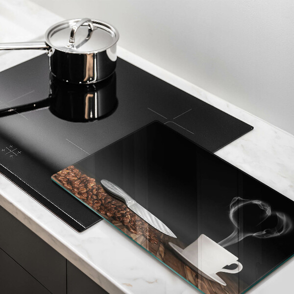 Cubre vitrocerámica Corazón de taza de café