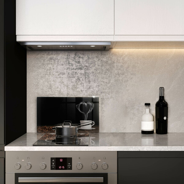 Cubre vitrocerámica Corazón de taza de café