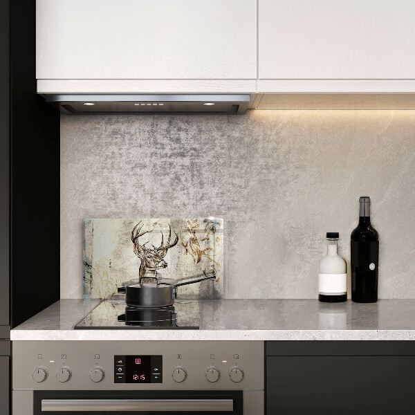 Cubre vitrocerámica Ilustración de animales ciervos