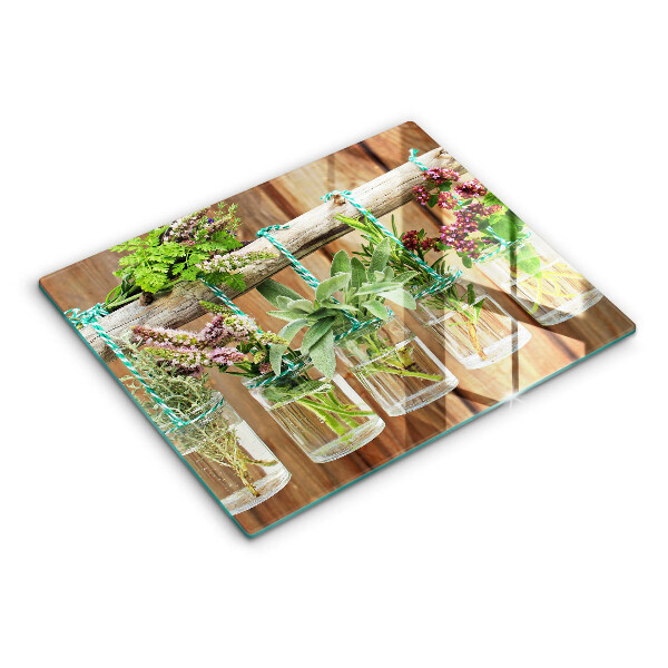 Cubre vitrocerámica Plantas de hierbas vintage