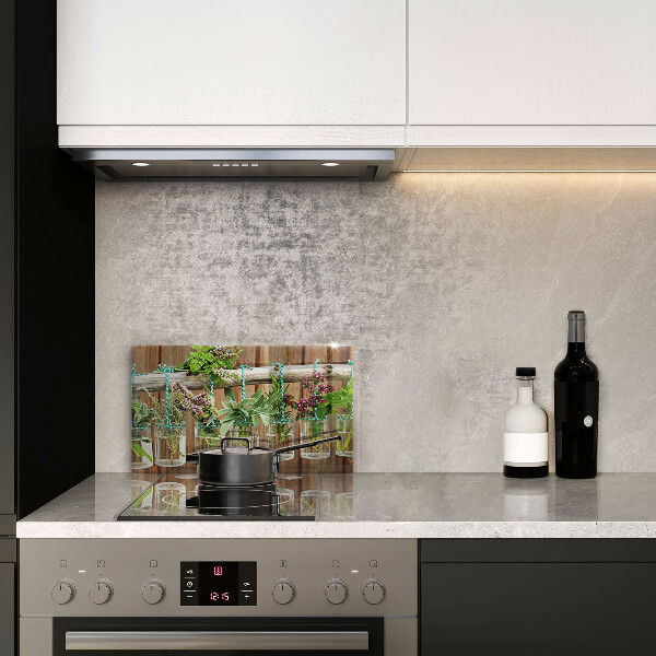 Cubre vitrocerámica Plantas de hierbas vintage