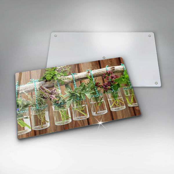 Cubre vitrocerámica Plantas de hierbas vintage