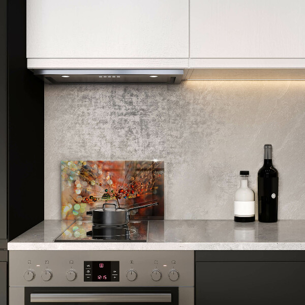 Cubre vitrocerámica diente de león mojado