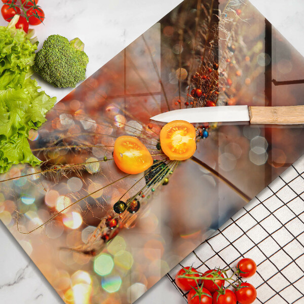 Cubre vitrocerámica diente de león mojado