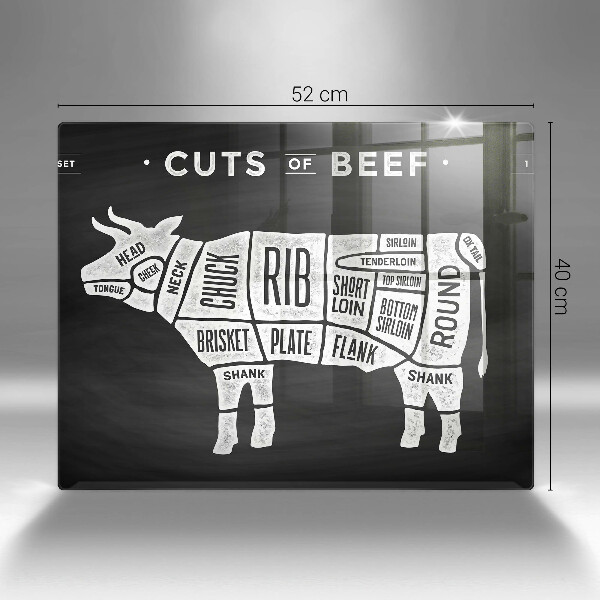 Cubre vitrocerámica carne de vaca