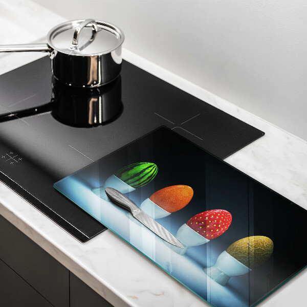 Cubre vitrocerámica Huevos de frutas abstractos