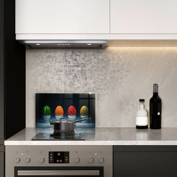 Cubre vitrocerámica Huevos de frutas abstractos