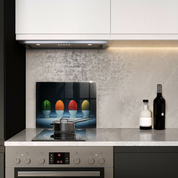 Cubre vitrocerámica Huevos de frutas abstractos