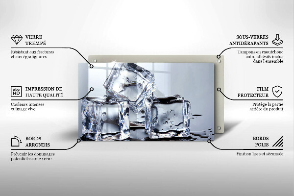 Cubre vitrocerámica Cubos de hielo