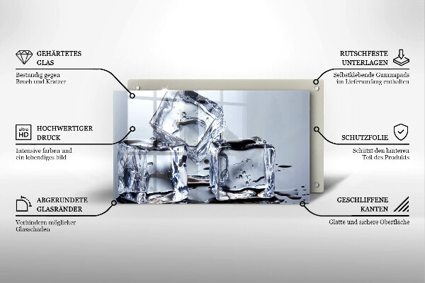 Cubre vitrocerámica Cubos de hielo
