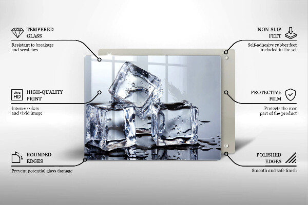 Cubre vitrocerámica Cubos de hielo