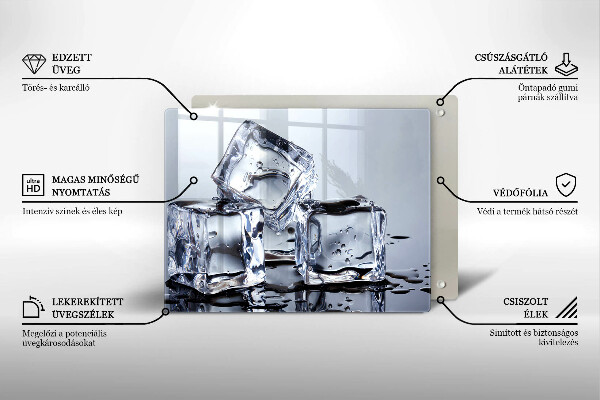 Cubre vitrocerámica Cubos de hielo