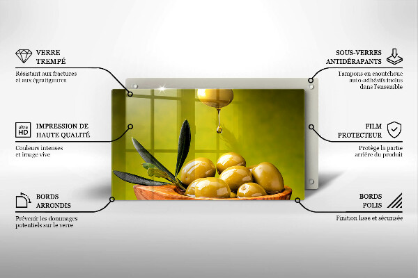 Cubre vitrocerámica Aceitunas sabrosas