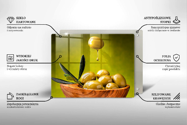 Cubre vitrocerámica Aceitunas sabrosas