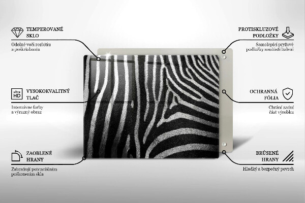 Cubre vitrocerámica rayas de cebra