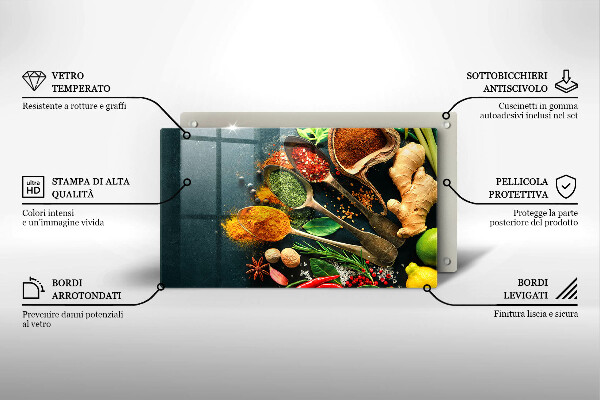 Cubre vitrocerámica Cucharas de especias de cocina