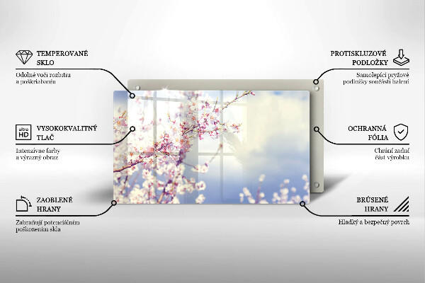 Cubre vitrocerámica árbol floreciente