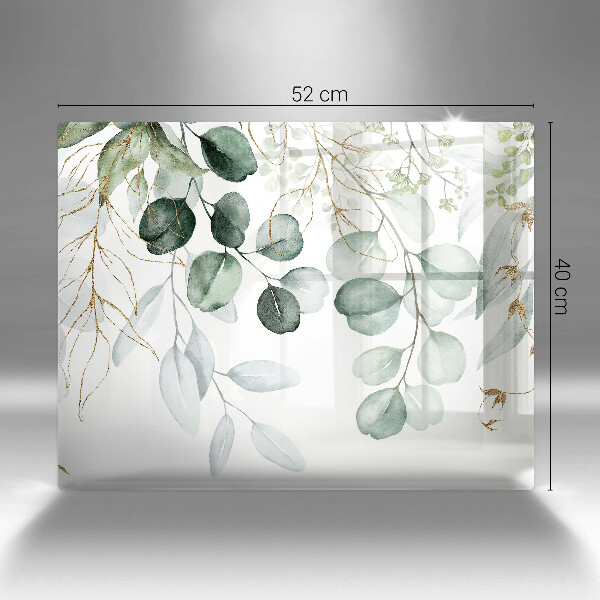 Cubre vitrocerámica Plantas pintadas