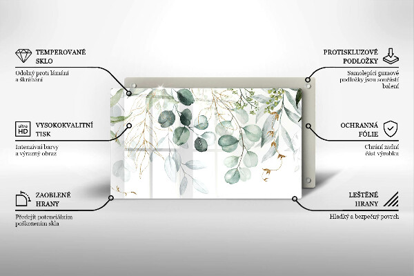 Cubre vitrocerámica Plantas pintadas