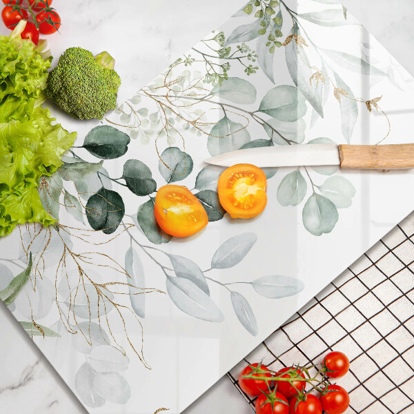 Cubre vitrocerámica Plantas pintadas