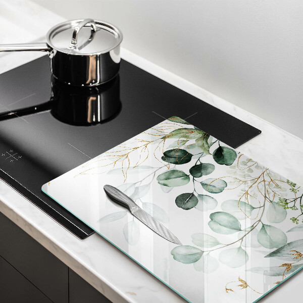 Cubre vitrocerámica Plantas pintadas