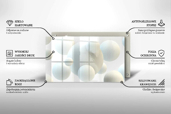 Cubre vitrocerámica Bolas 3D modernas