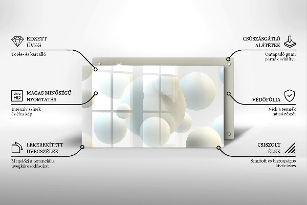 Cubre vitrocerámica Bolas 3D modernas