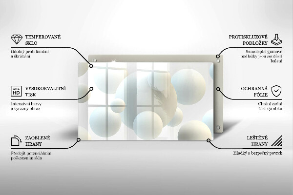 Cubre vitrocerámica Bolas 3D modernas