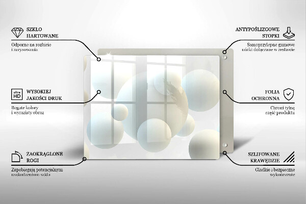 Cubre vitrocerámica Bolas 3D modernas