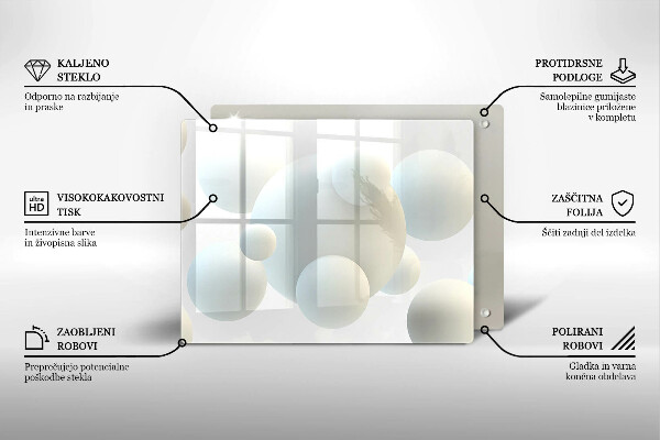 Cubre vitrocerámica Bolas 3D modernas