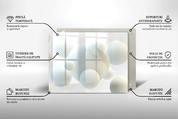Cubre vitrocerámica Bolas 3D modernas