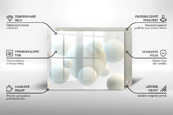 Cubre vitrocerámica Bolas 3D modernas