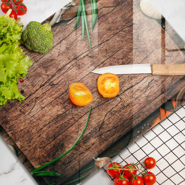 Cubre vitrocerámica tablero de cocina de madera