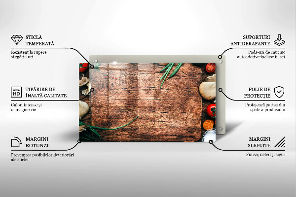 Cubre vitrocerámica tablero de cocina de madera