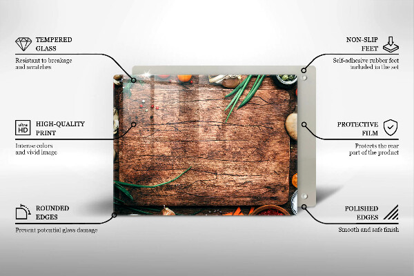 Cubre vitrocerámica tablero de cocina de madera