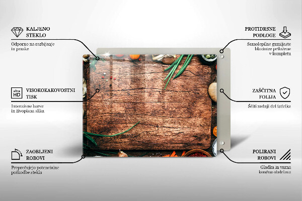 Cubre vitrocerámica tablero de cocina de madera