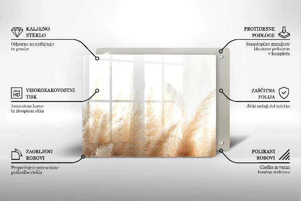 Cubre vitrocerámica hierba de la pampa