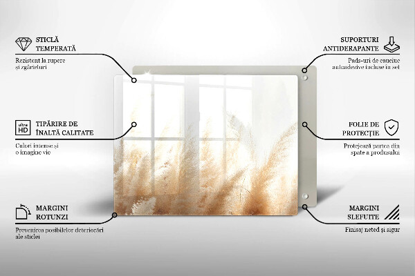 Cubre vitrocerámica hierba de la pampa