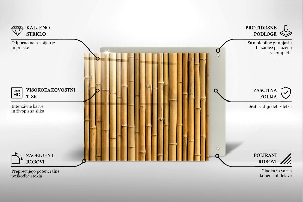 Protector encimera Naturaleza boho bambú